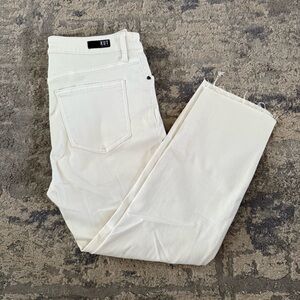 Kut From The Kloth Rachael High Rise Mom Jean Off White